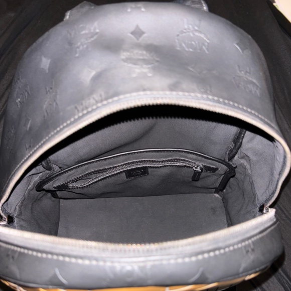 MCM Limited Edition Bionic Backpack Gold & Black - Picture 4 of 8